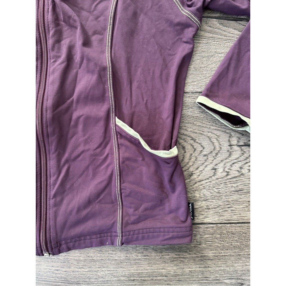 Prana Jacket Womens Small Purple Full Zip Athletic Stretch‎ Hiking Yoga USA Made - Picture 3 of 14